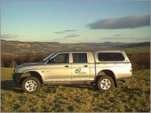 Reliable well maintained four wheel drive vehicles ensure access to many remote sites