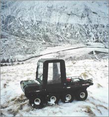 Reliable well maintained all terrain vehicles ensure access to many remote sites
